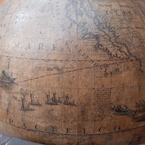 Dettaglio globo terrestre